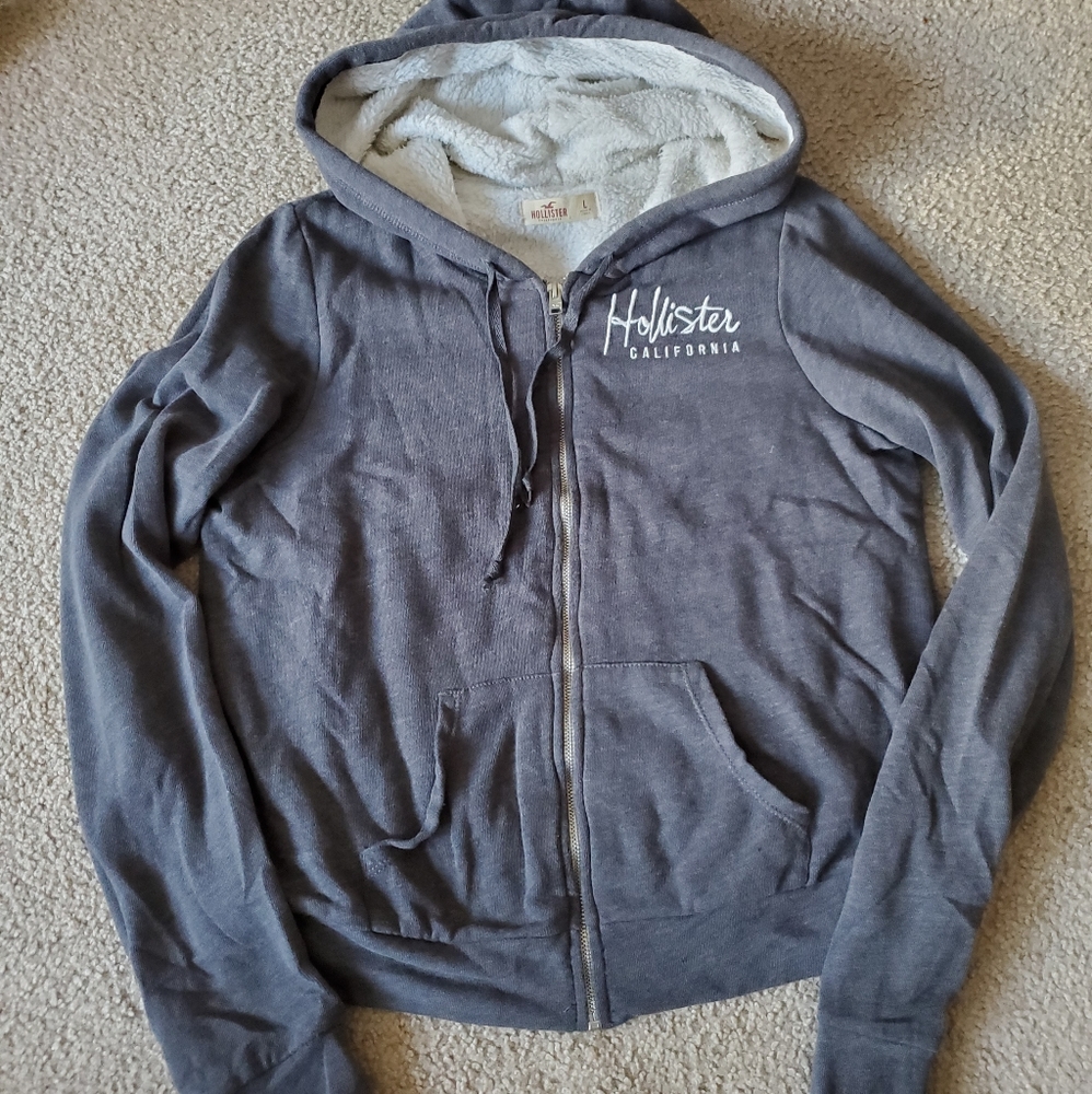 Hollister Zip Up Hoodie